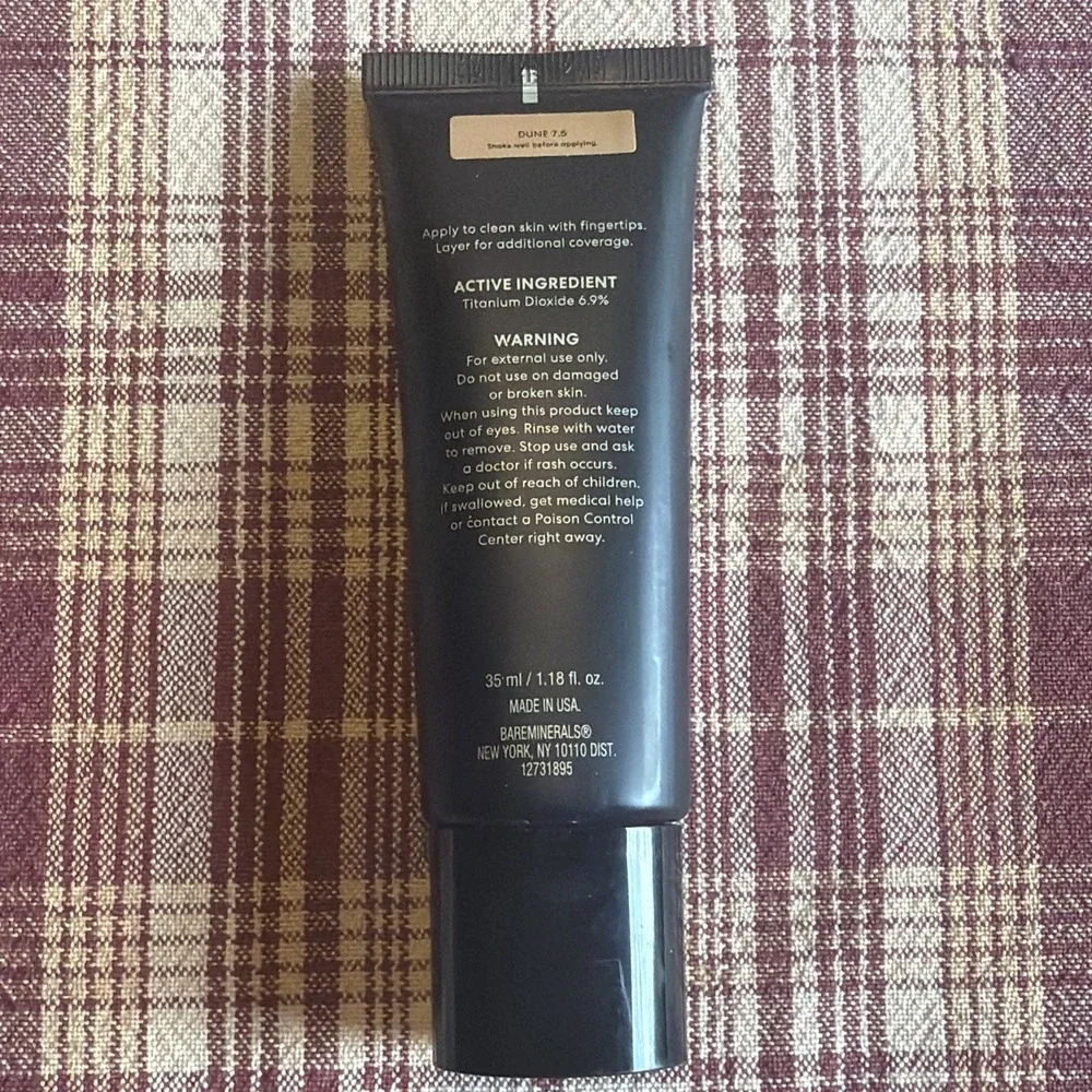 BARE MINERALS ~ COMPLEXION RESCUE TINTED MOISTURIZER ~ # 7.5 DUNE